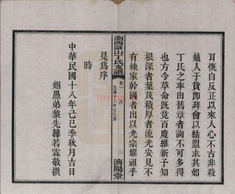 丁氏宗谱族谱(中华寻根网)共17册