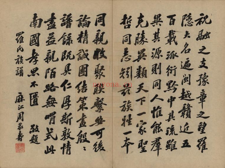 罗氏宗谱族谱(中华寻根网)共16册