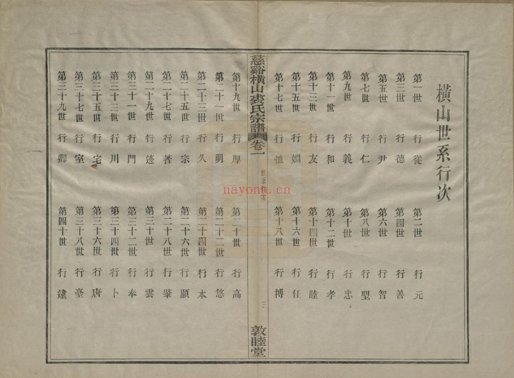 裘氏宗谱族谱(中华寻根网)共5册