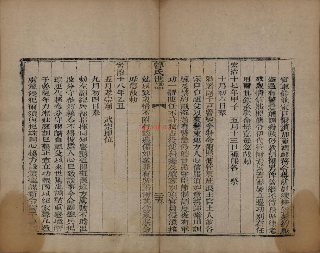 鲁氏宗谱族谱(中华寻根网)共2册