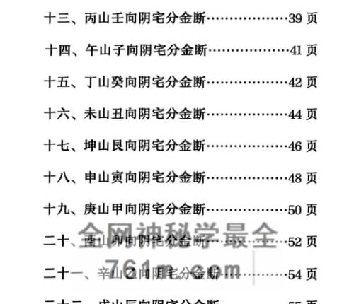 G1820二十四山分金断PDF电子书 205 页