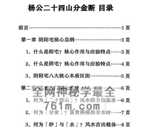 G1820二十四山分金断PDF电子书 205 页