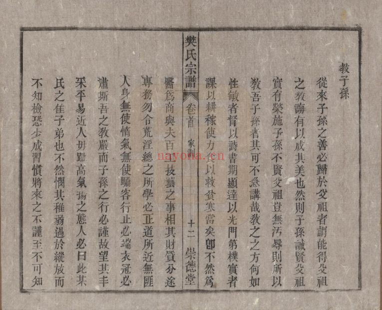 樊氏宗谱族谱(中华寻根网)共3册