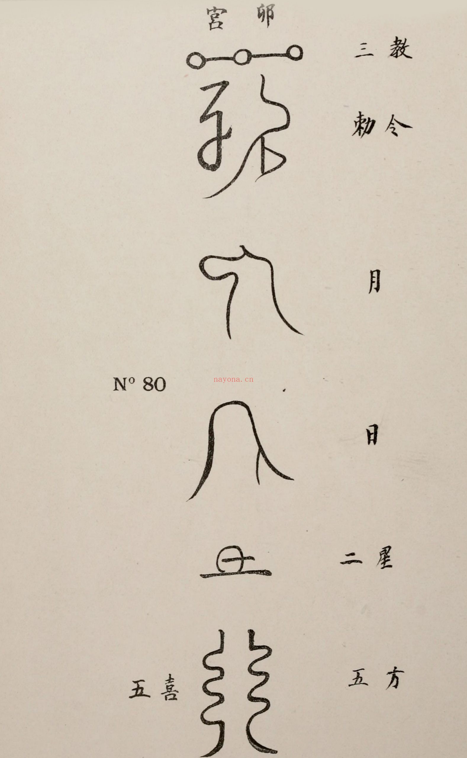 清代传教士绘 各式符箓图册