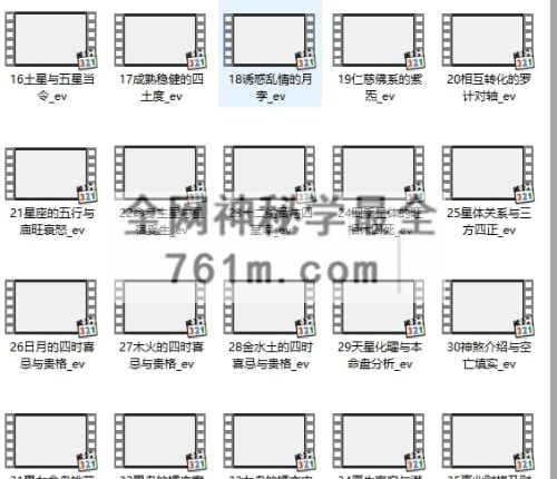 A2528张荣淇零基础学七政四余视频35集