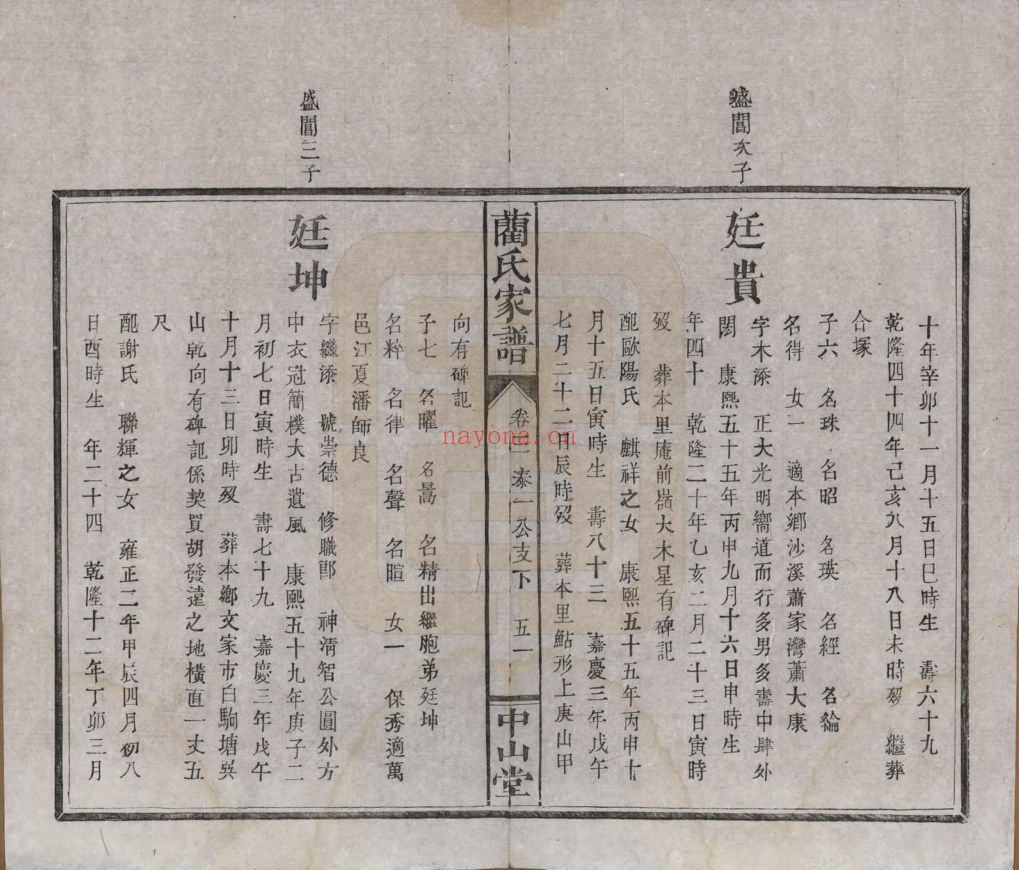 蔺氏宗谱族谱(中华寻根网)共2册