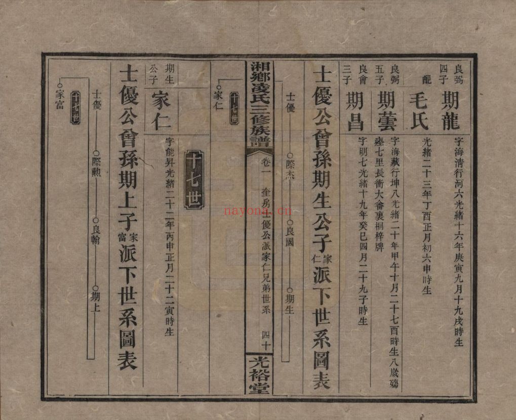 凌氏宗谱族谱(中华寻根网)共7册