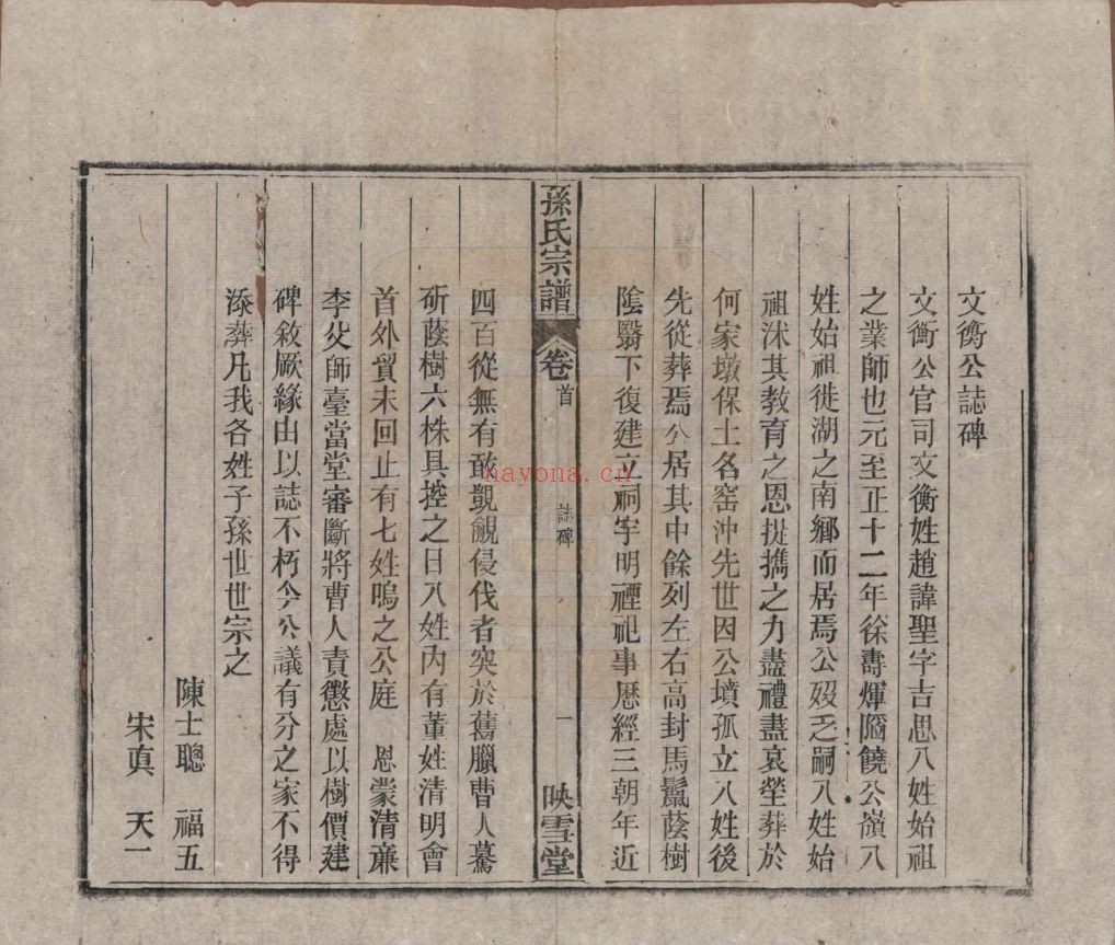 孙氏宗谱族谱(中华寻根网)共36册