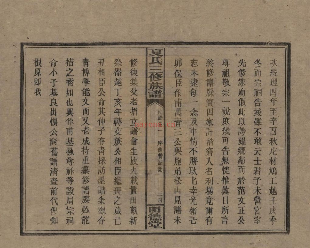 夏氏宗谱族谱(中华寻根网)共15册