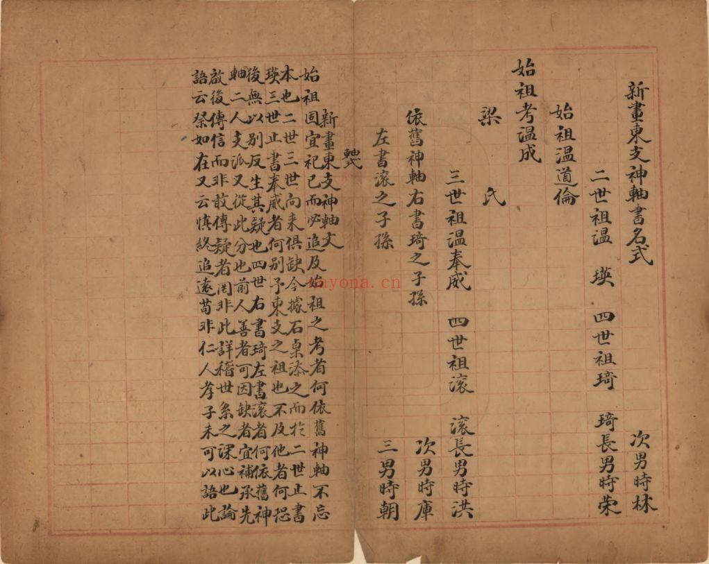 温氏宗谱族谱(中华寻根网)共2册