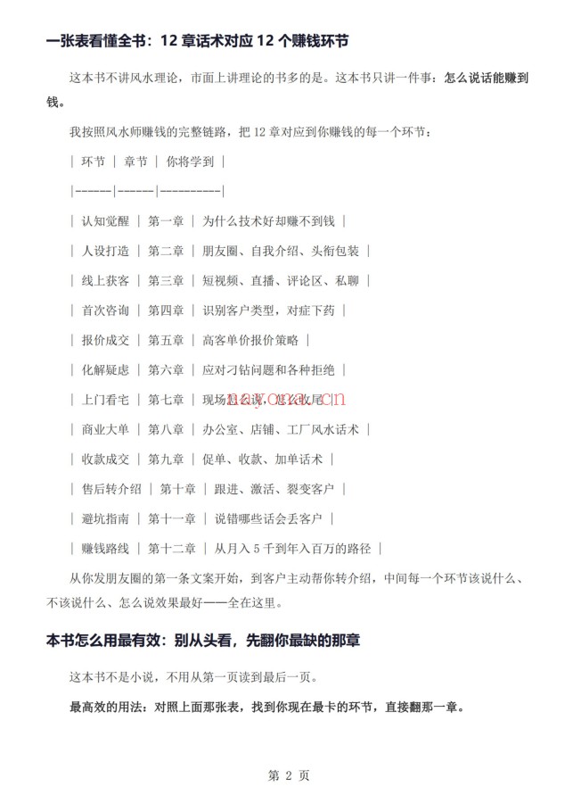 风水师年入百万实战话术从接单到收款全链路102页