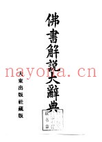 佛书解说大辞典  第11卷