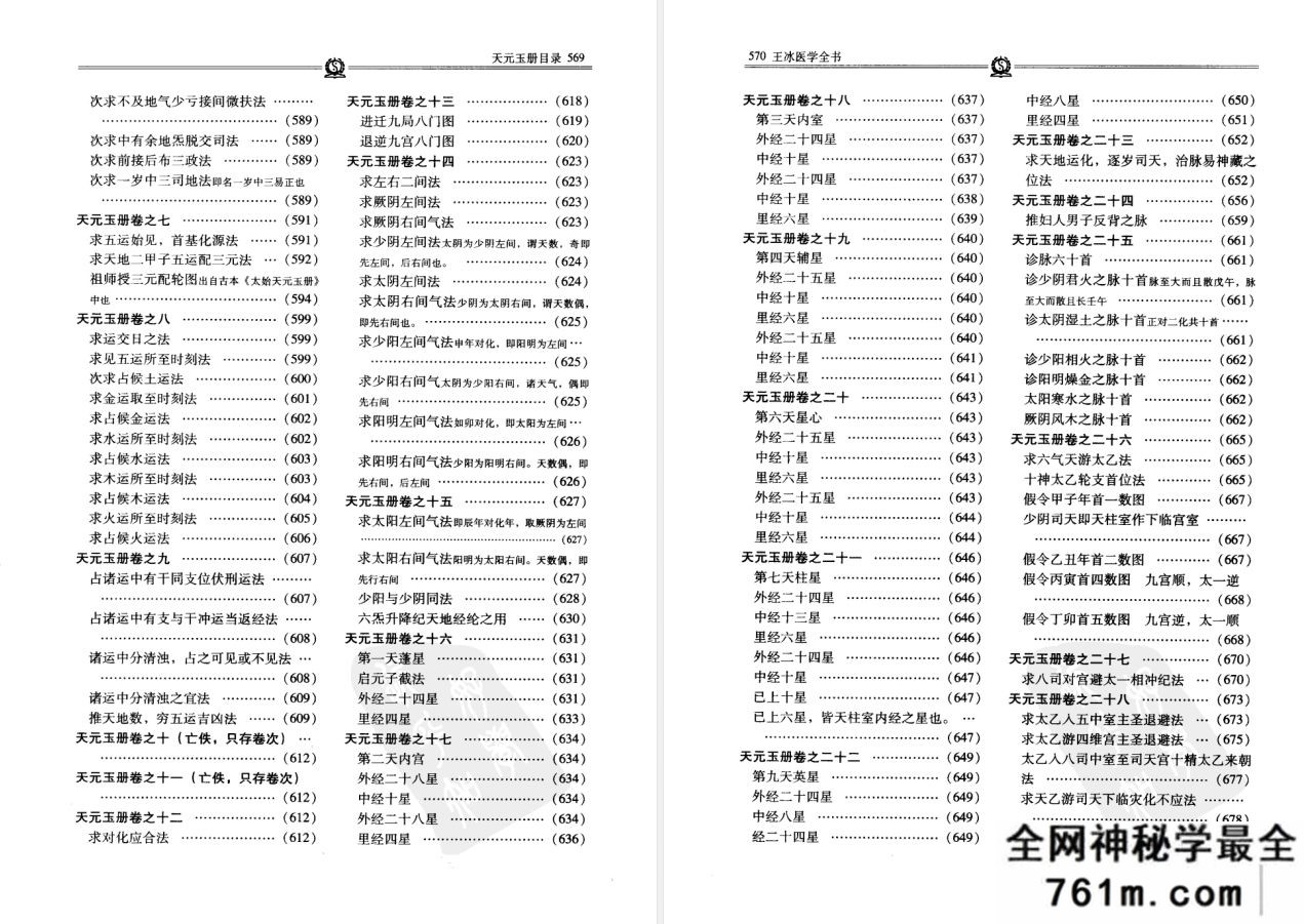 天元玉册 唐 王冰