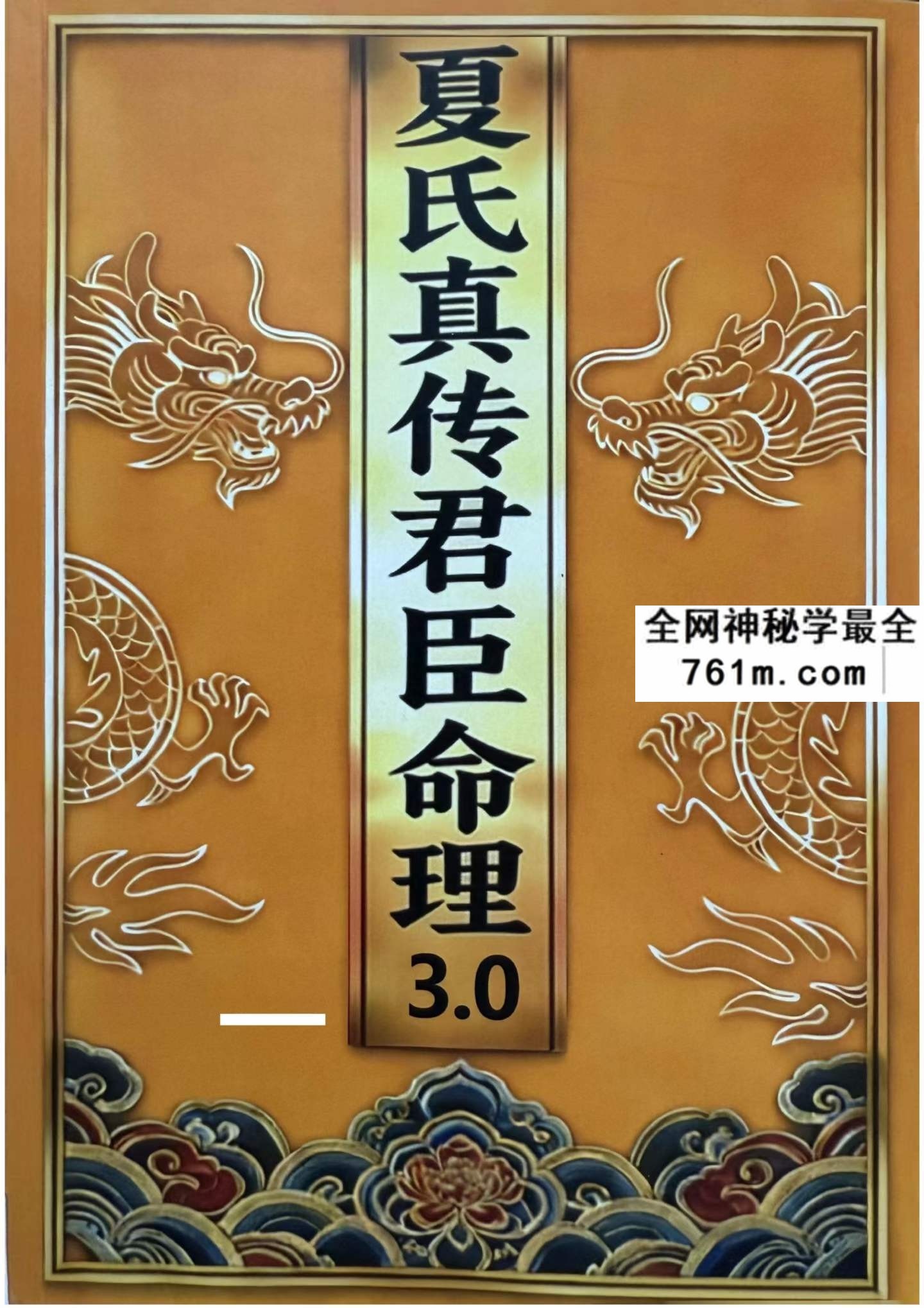 夏光明命理直播笔记3.0-461页