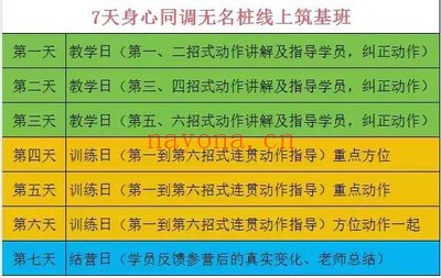 田祝均身心同调无名桩线上筑基班25集视频 站桩教程