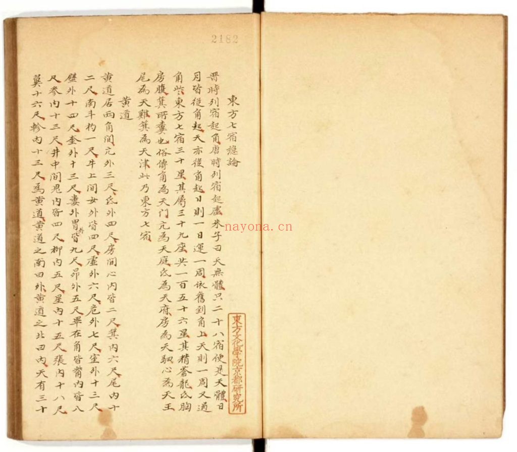《二十八宿总论》东南西北4册10