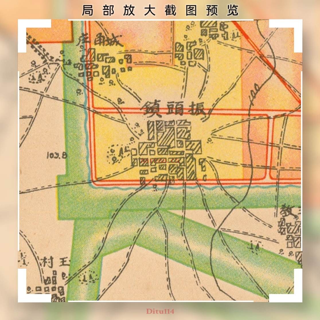 民国时期河北老地图新资源包=97幅