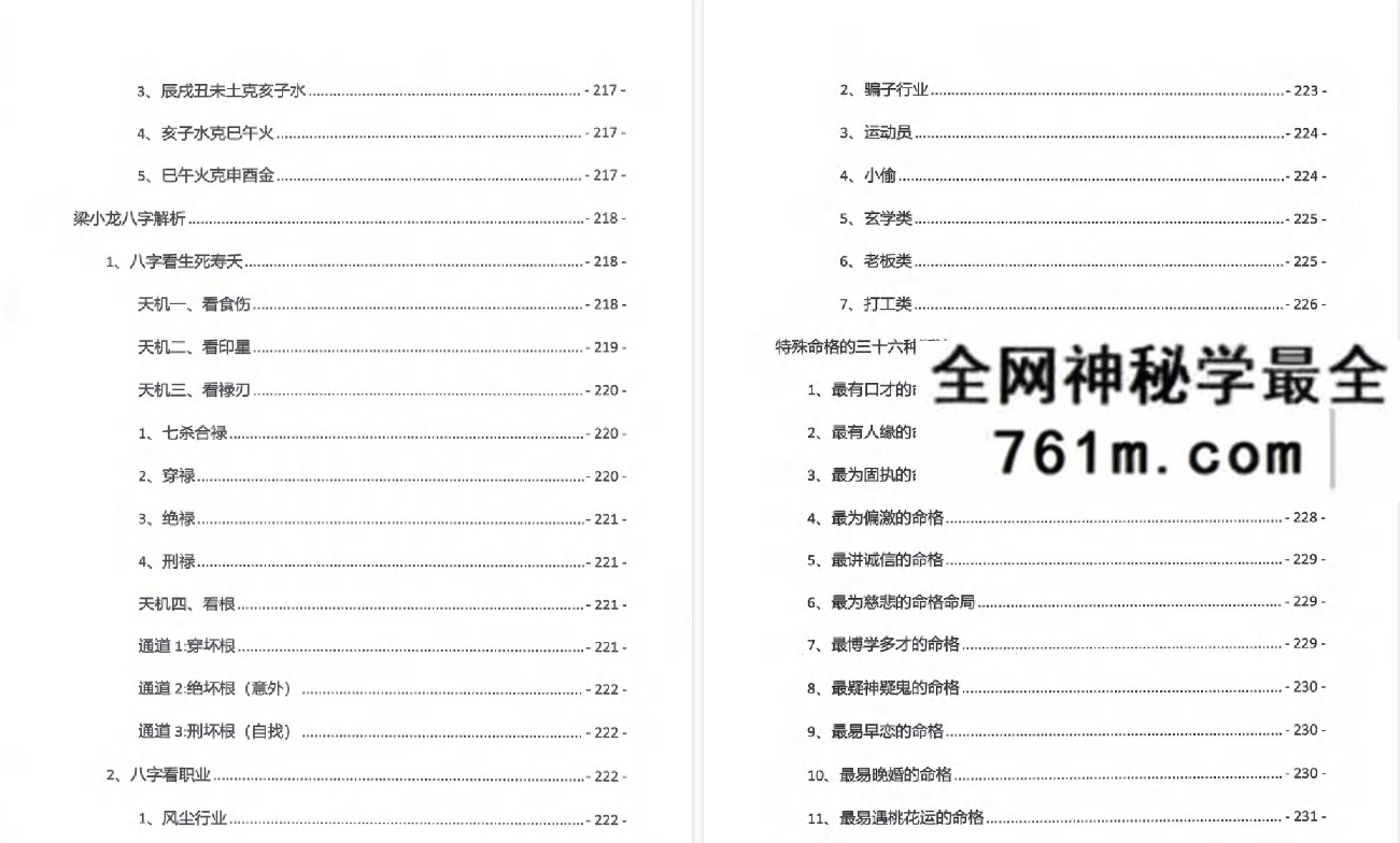 夏光明命理直播笔记3.0-461页
