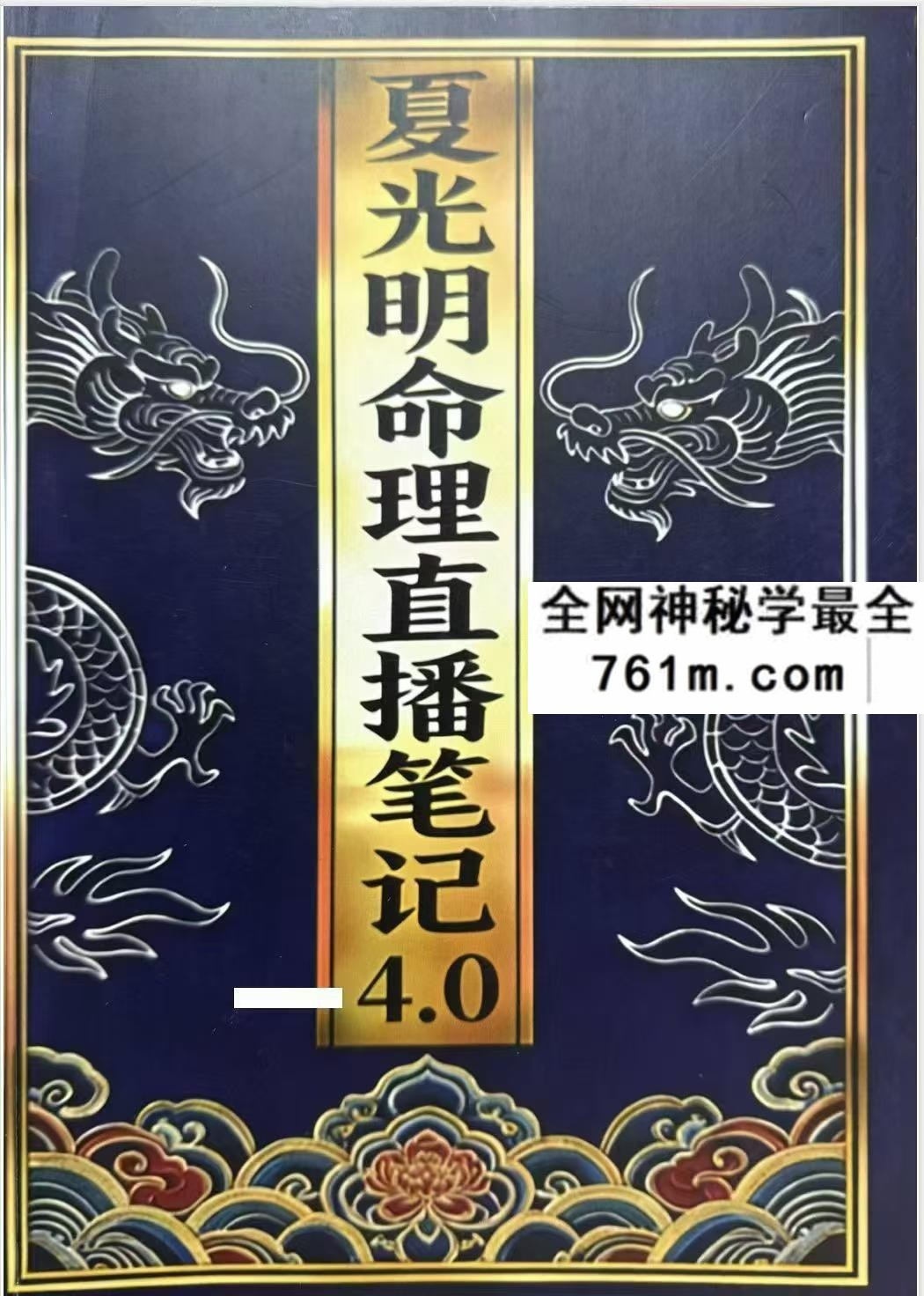 夏光明命理直播笔记482页