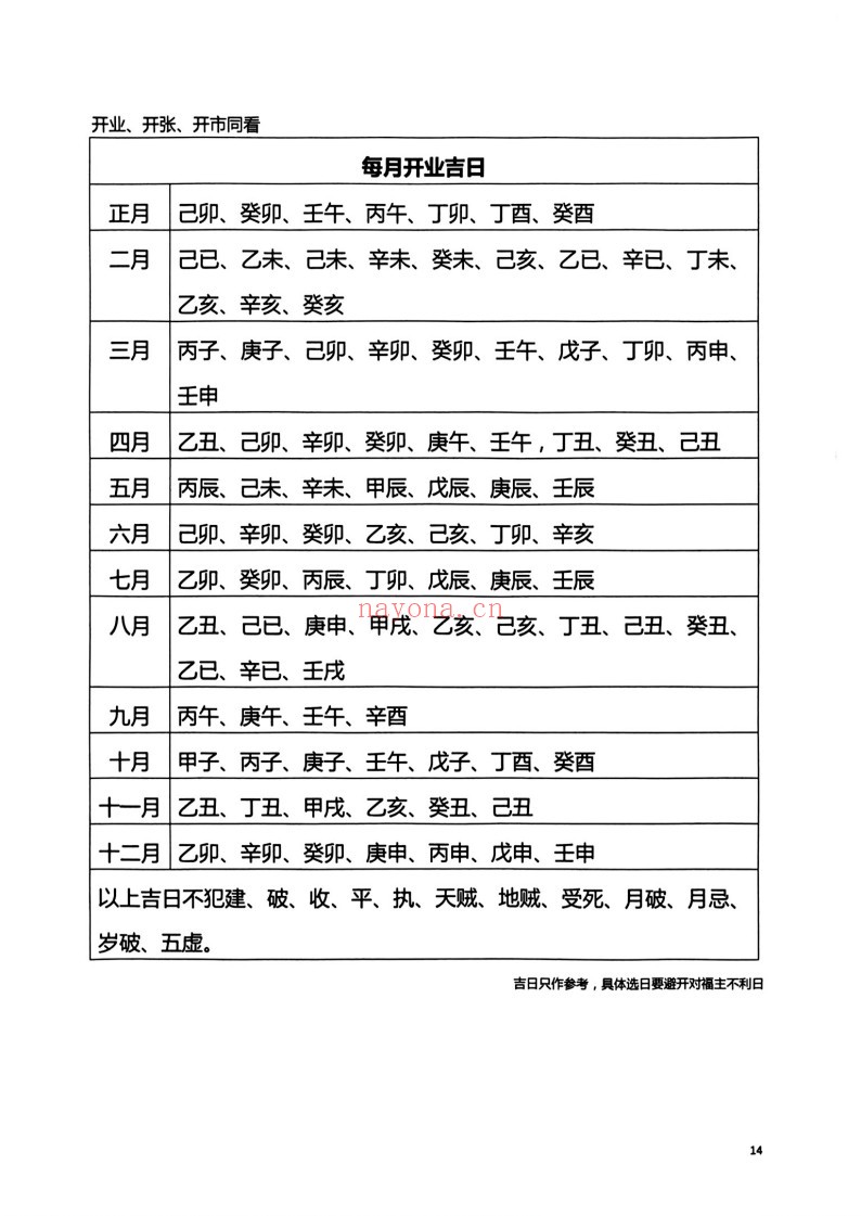 择日一本通