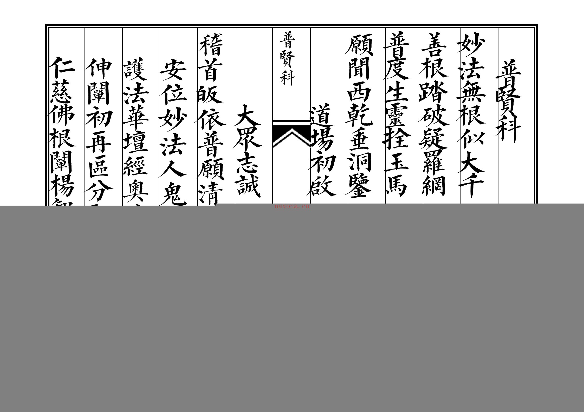 普贤科