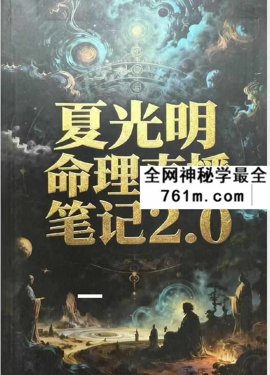夏光明命理直播笔记499页