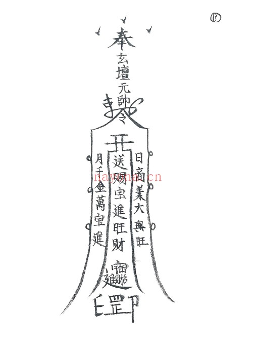 符咒法本玄坛教符秘36页PDF 符咒秘本