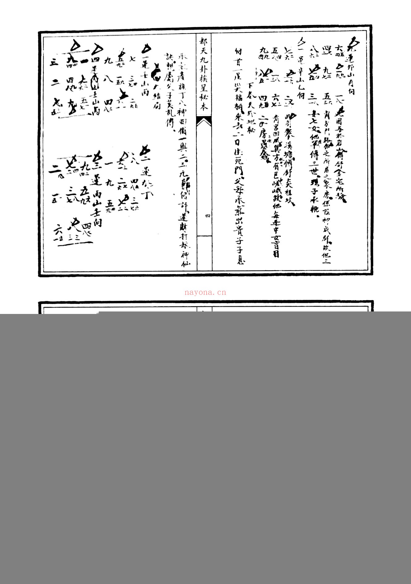 都天九卦挨星秘本