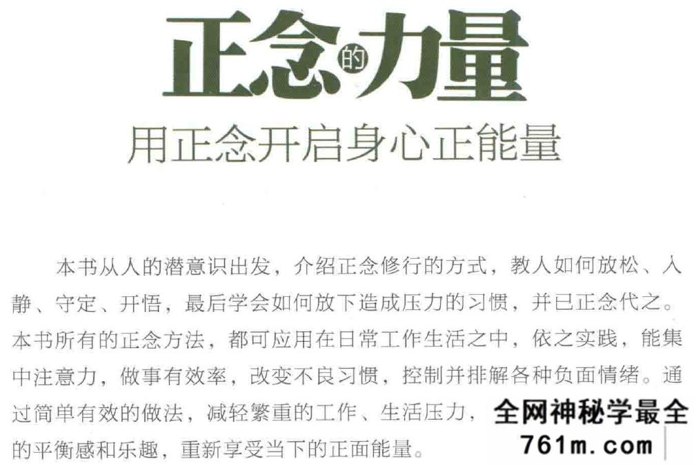 正念的力量