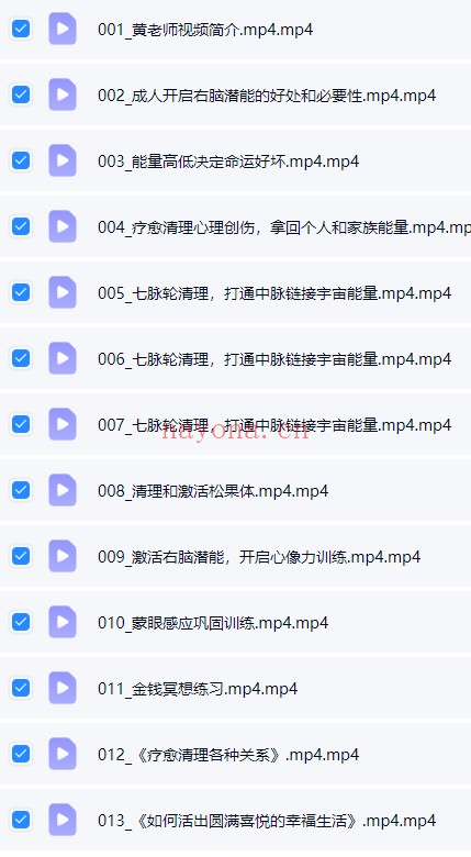 黄君光开启成人心像力唤醒右脑超能力13集视频 右脑开发