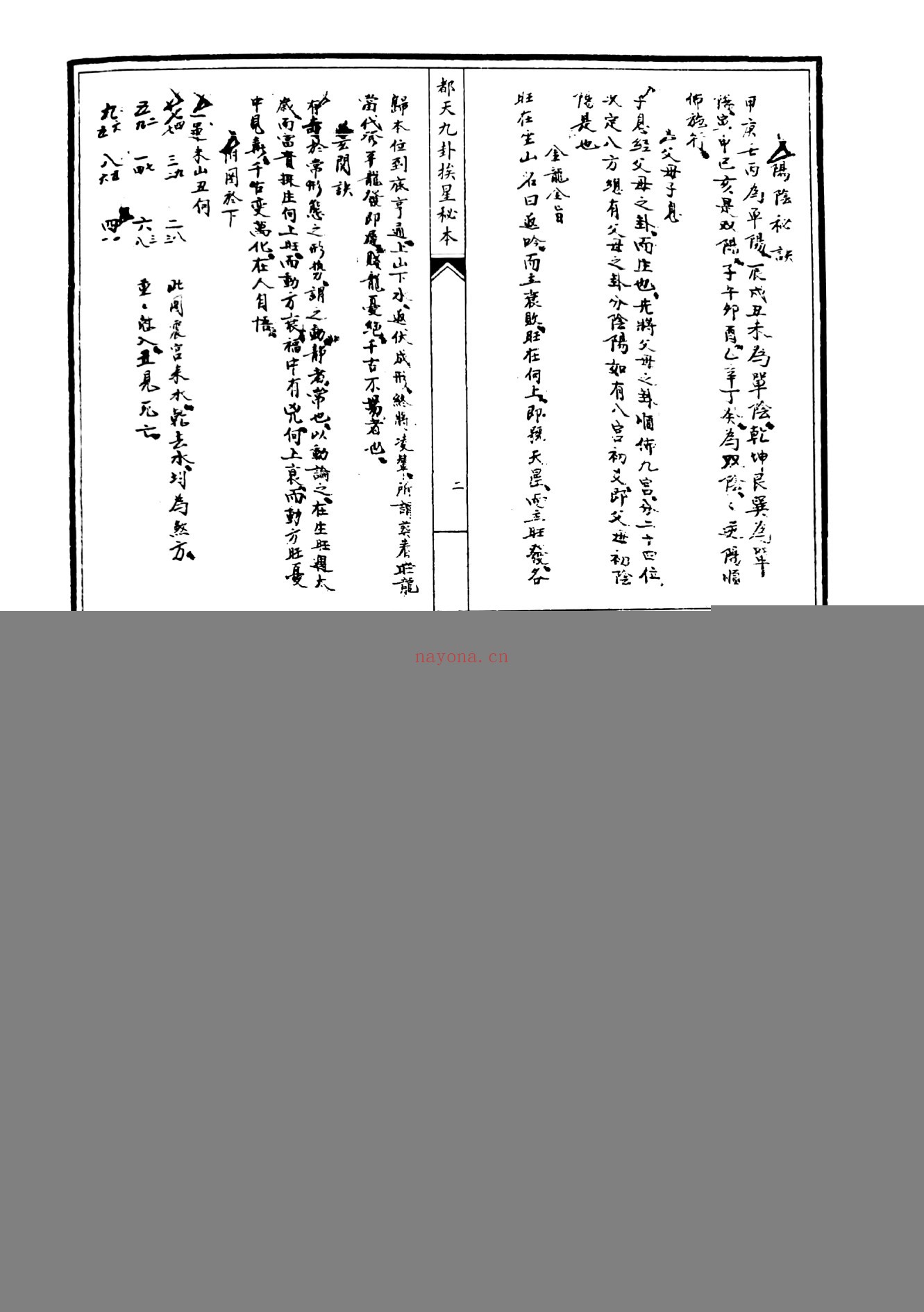都天九卦挨星秘本