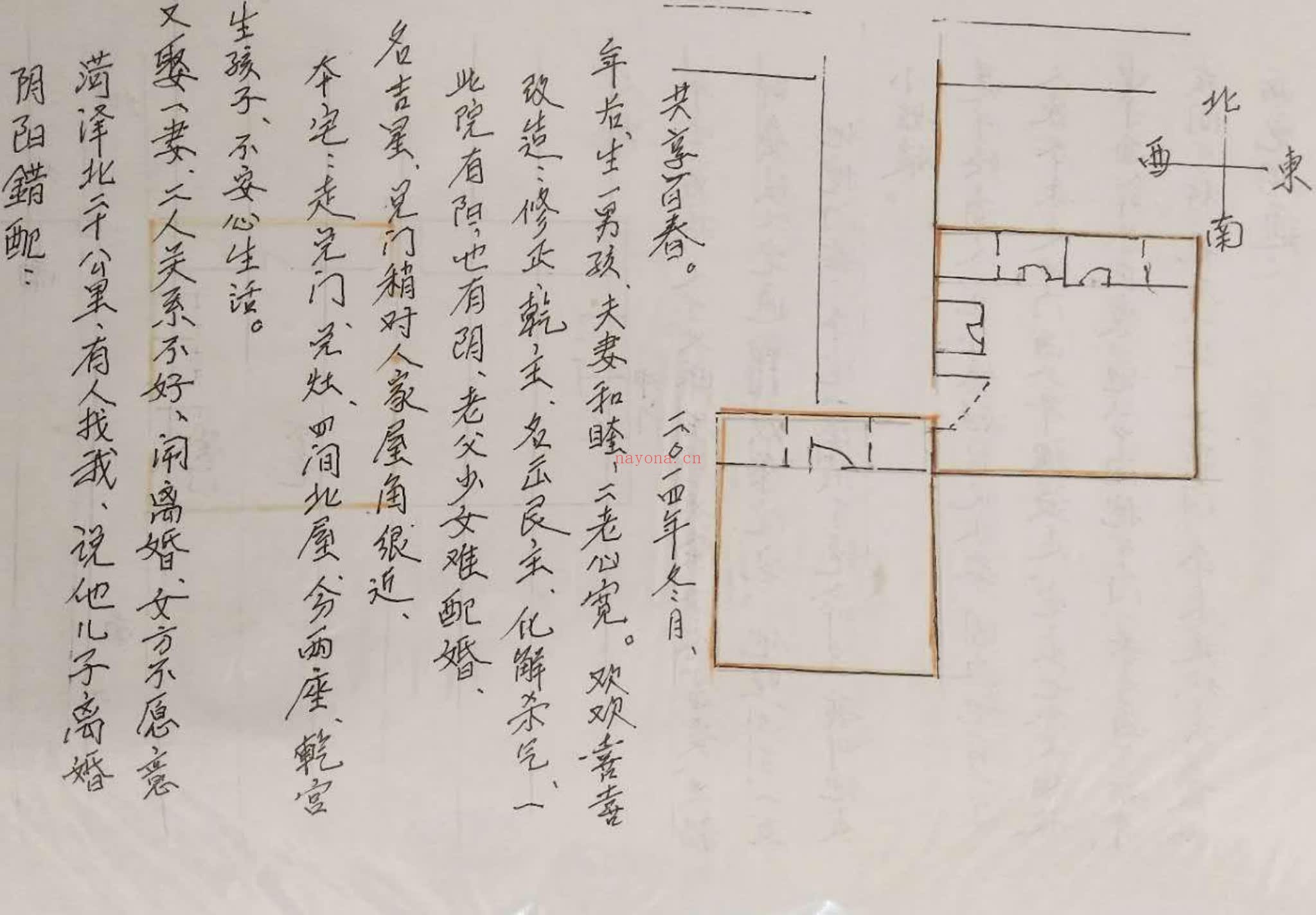 《风水手抄笔记》PDF电子书（276页）