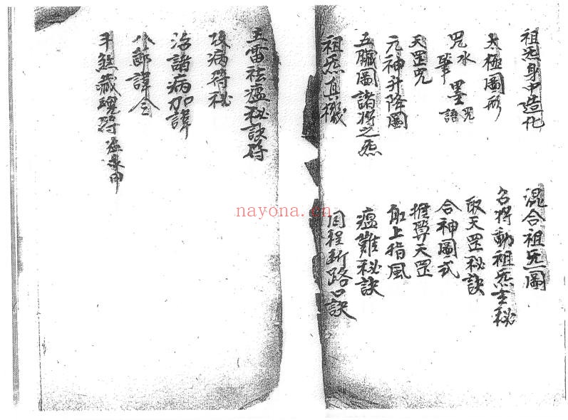 先天祖炁一派玄秘符法（道教书籍大全）