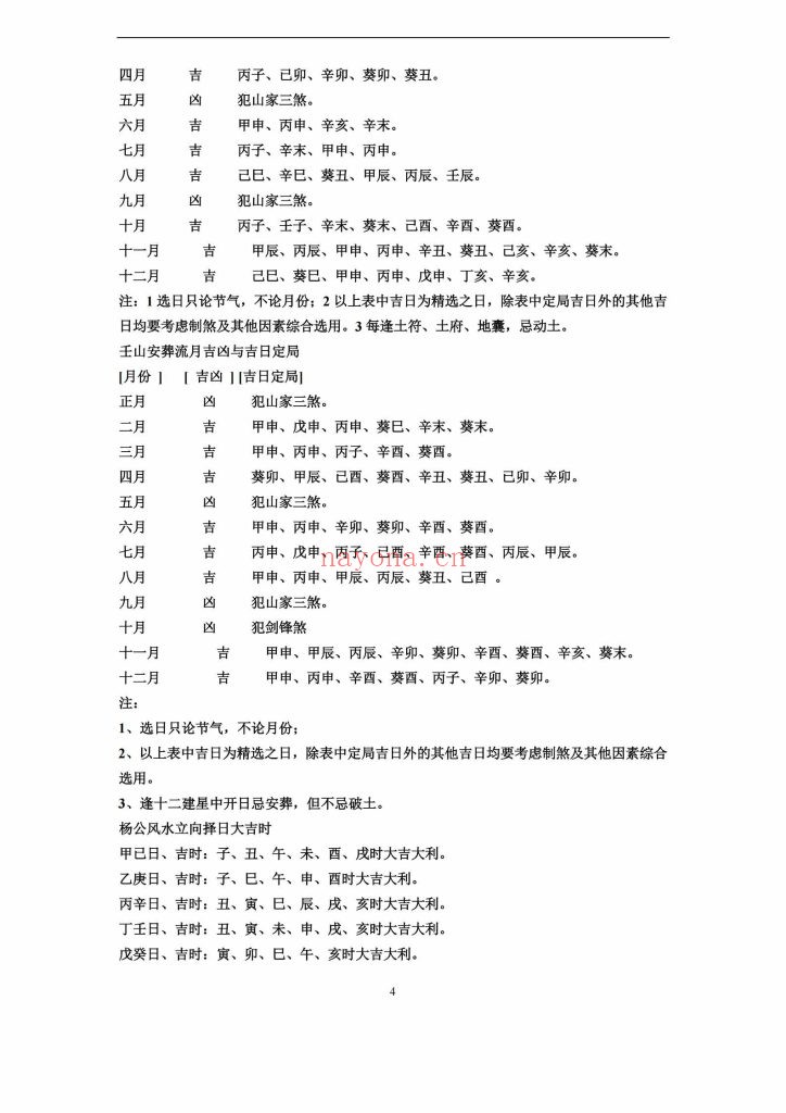 《绝密二十四山年月日时吉凶定局详解》