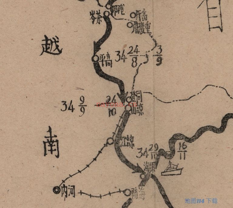 151师八年抗战概图