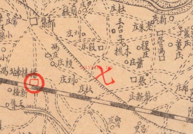 1940年代年安徽《萧县全图》