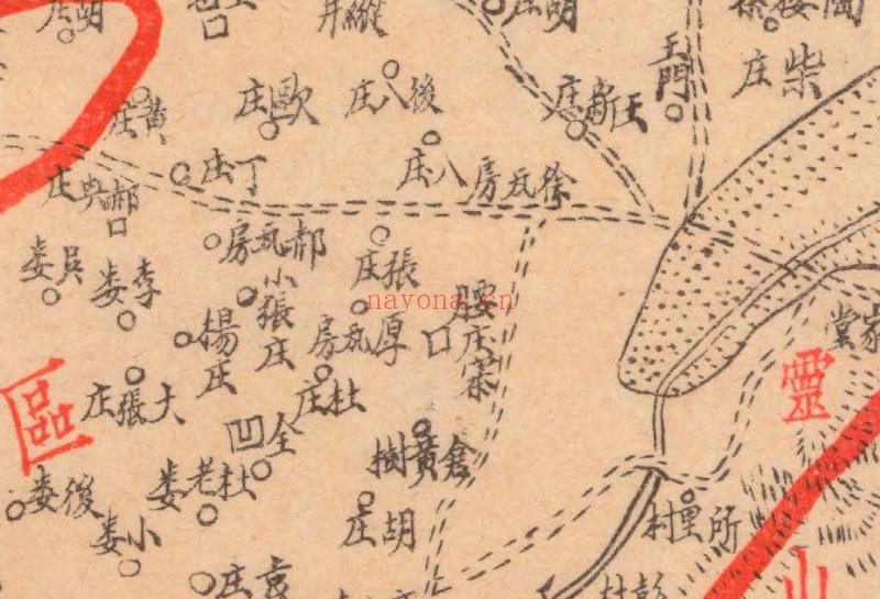 1940年代年安徽《萧县全图》