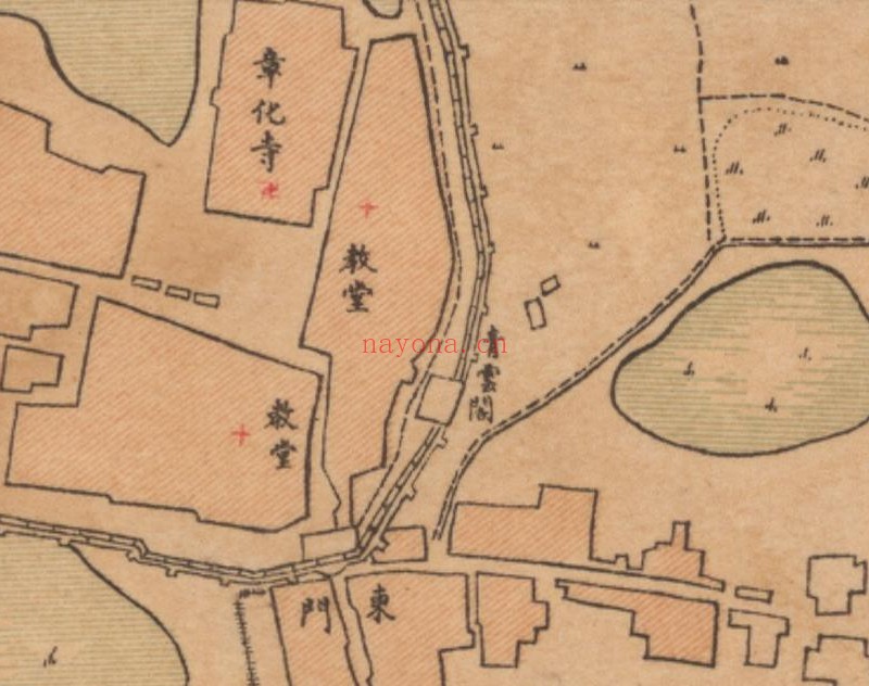 1921年江苏《涟水县城厢图》