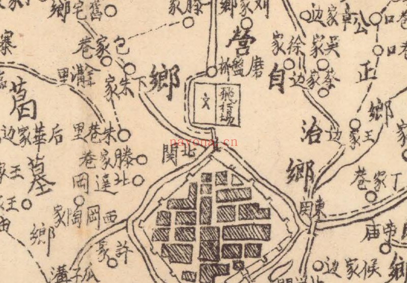 1943年江苏《句容县全境图》