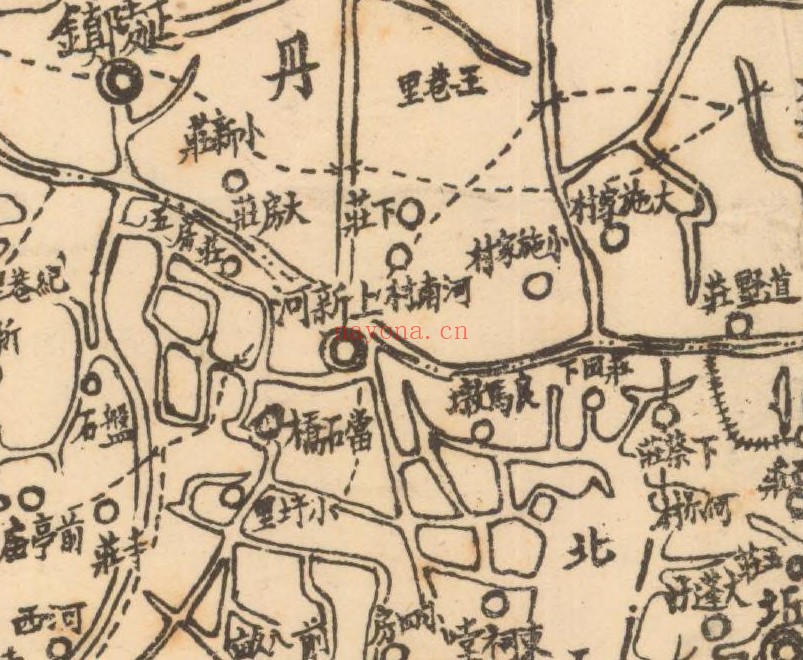 1943年江苏《金坛县全境形势图》