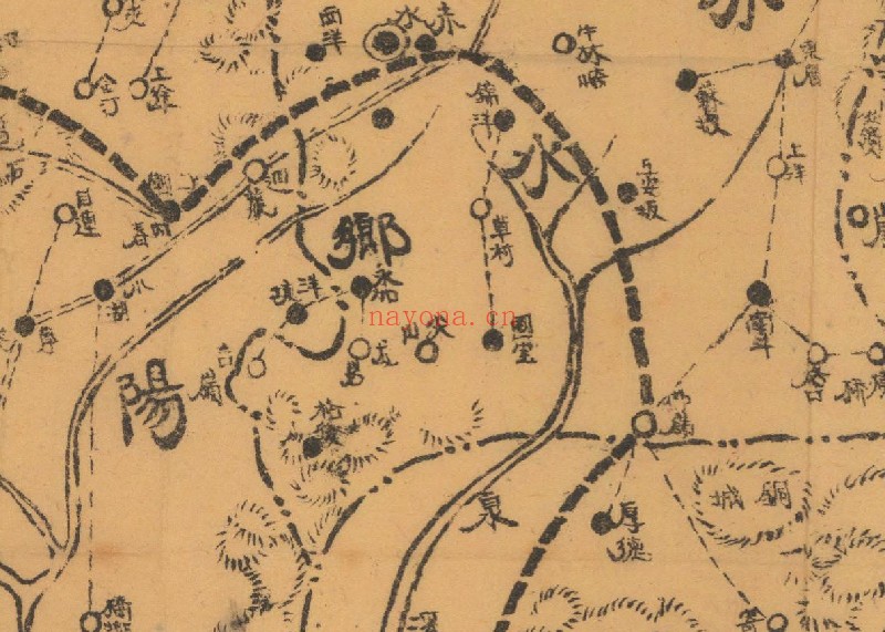 1946年福建《德化县全图》