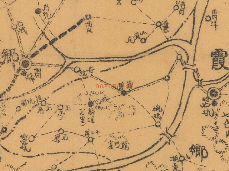 1946年福建《德化县全图》