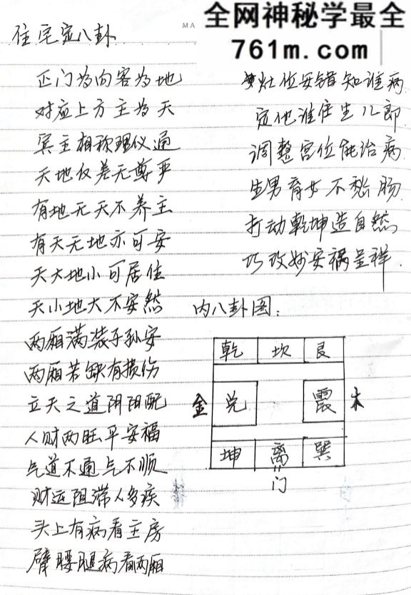 一宅断最新视频6集+内部精要笔记pdf