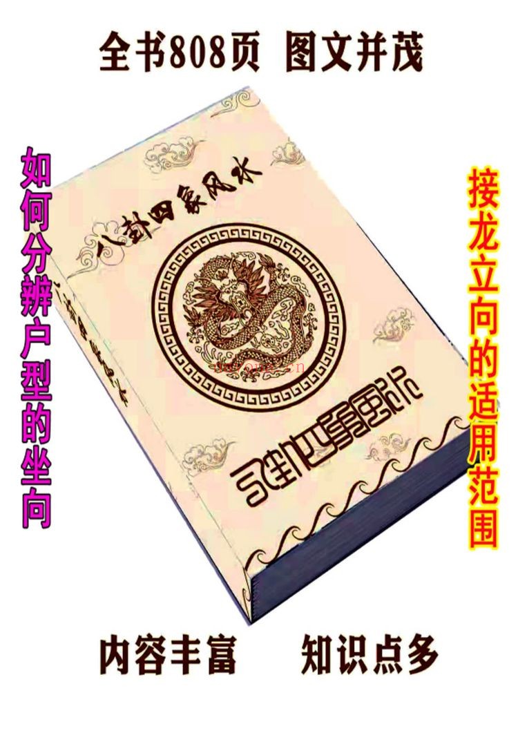 四象风水《八卦四象风水、如何分辨户型坐向》PDF电子书（811页）