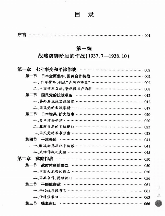 抗日战争正面战场档案全纪录 上中下