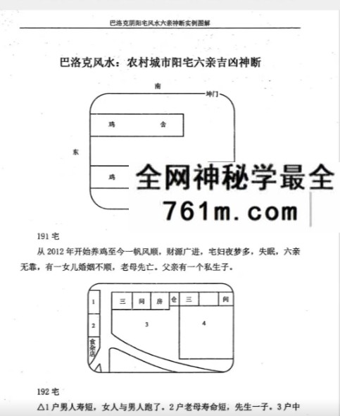 范炳檀《六亲阴阳宅风水六亲神断实例图解》274页
