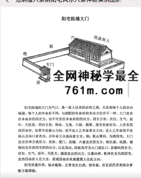 范炳檀《六亲阴阳宅风水六亲神断实例图解》274页