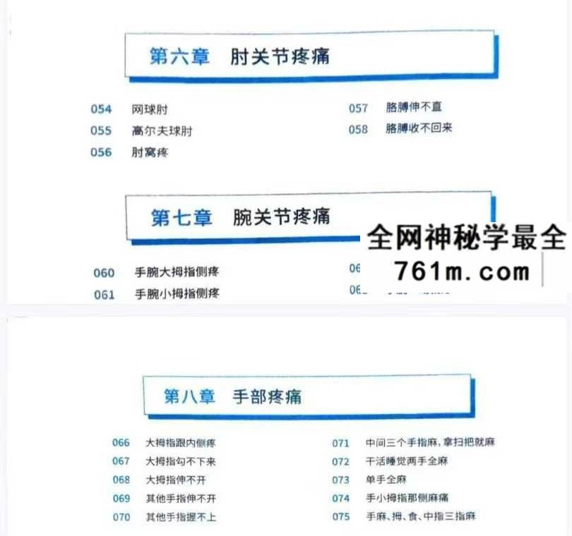 《绝技妙杀疼痛》169页