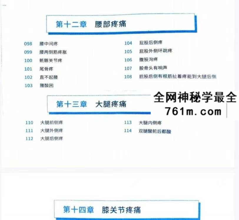 《绝技妙杀疼痛》169页
