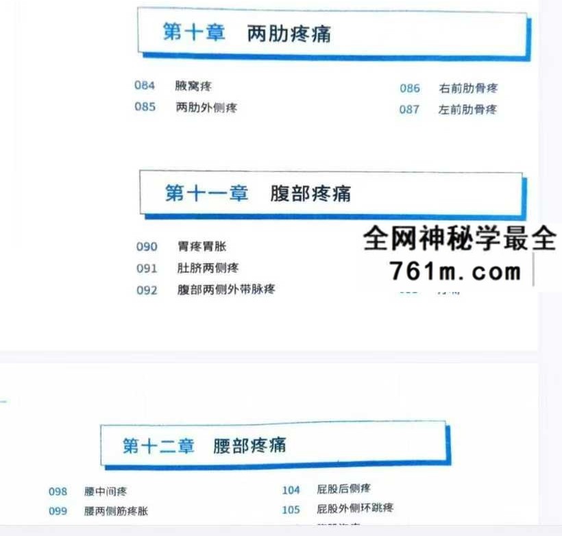 《绝技妙杀疼痛》169页